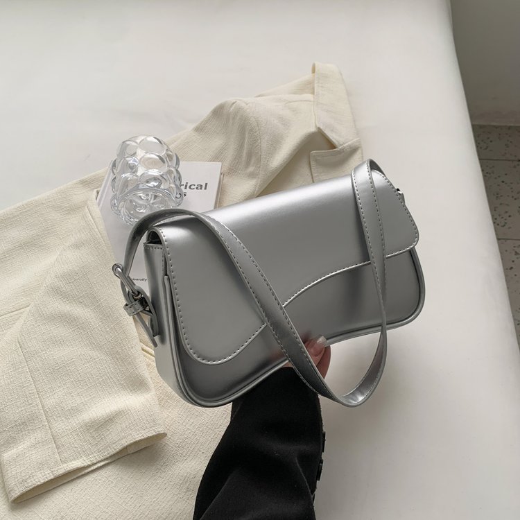 Shoulder Bags Vintage Leather Crossbody For Women 2025 Brand Designer Female Small Flap Underarm Bag Armpit Handbags And Purses New Free Delivery Desi
