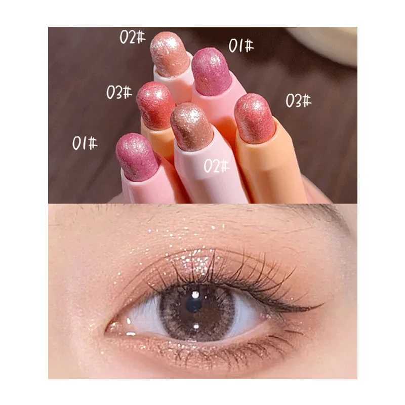 Pearlescent Eyeshadow Pencil Glitter Eyeliner Waterproof Smudge-proof Highlighter Eyeshadow Pencil Glitter Silk EyelinerCL240812