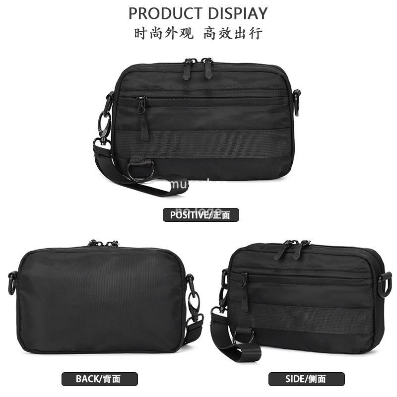 Crossbody bag Men's fashion brand casual all-in-one simple street fashion trend solid color small shoulder bag for women messenger bag