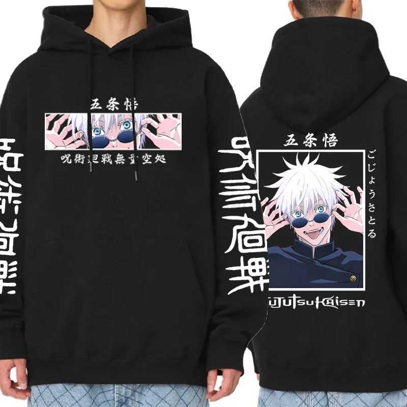 2023 Anime Jujutsu Kaisen Sweatshirts Satoru Gojo Graphic Hoodies Y2k Oversized Harajuku Streetwear Long Sleeve Unisex SudaderasXJ240812