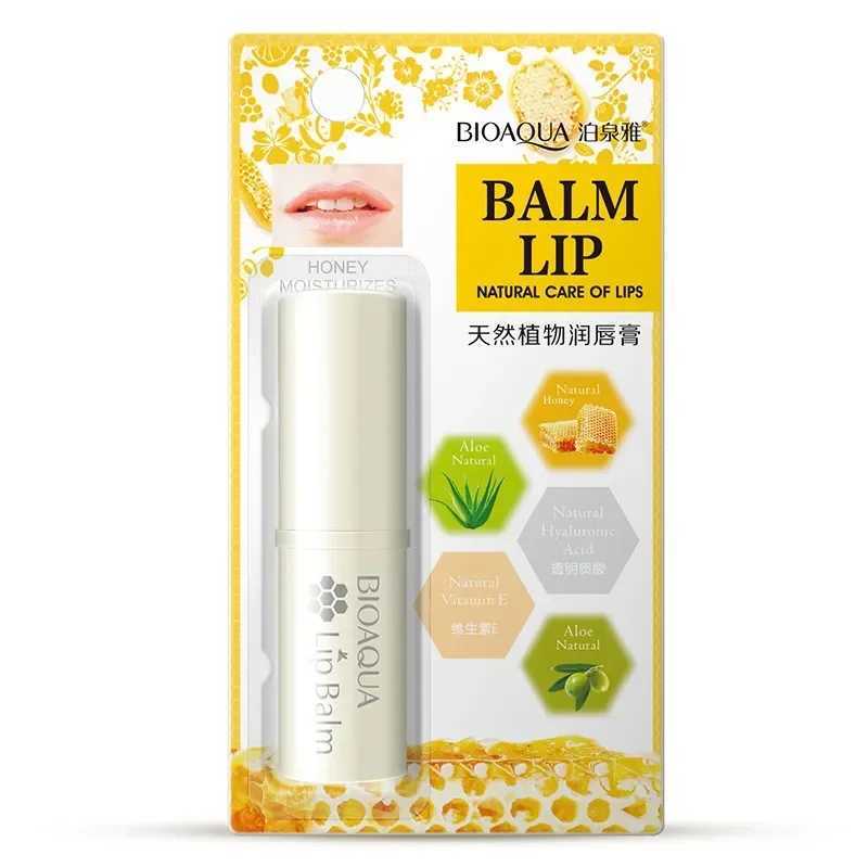 BIOAQUA Aloe Honey Strawberry Moisturizing Natural lipstick Lasting Nutritional Protection Improve Chapped Dry and Delicate W240810