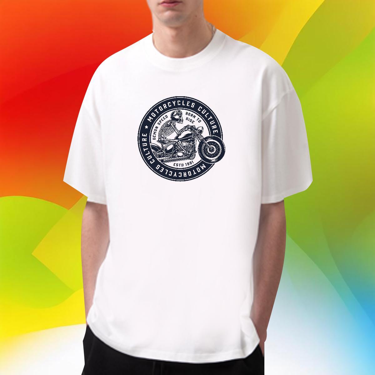New Arrival Mens T Shirts skull Top Tees 100% Cotton 230g Outdoor Popular Customized Print O Neck Short Sleeves Men Tops Tees
