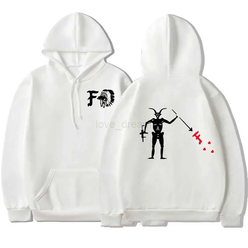 Forward Observations Group Hoodie Death Skeleton Satan Men Graphic Hooded Sweatshirts Gothic Clothes Hoodies Harajuku StreetwearXJ240812