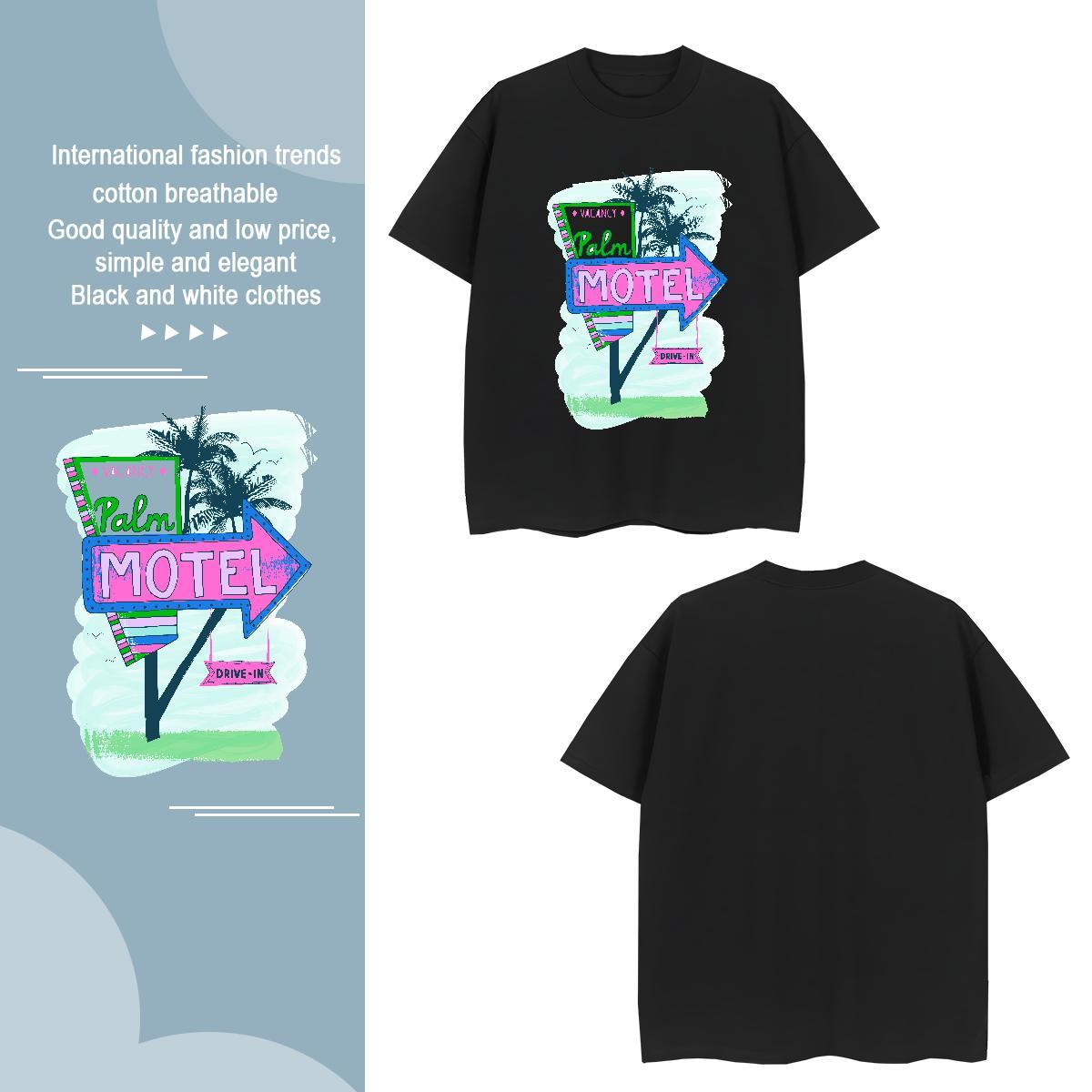 Loose Fit Tshirt for Man Woman tree 230g Cotton Sports Casual Round Neck Short Sleeve T Shirts Men Custom Print Oversized Fashion Designer Tops Tees