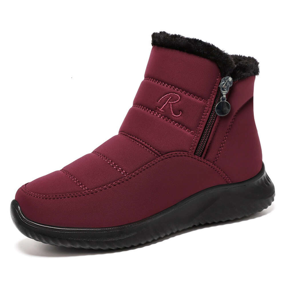 Ddmysports Winter Lightweight Polyurethane High Top Plush And Thick Insulation Snow Boots Women S Shoes Cotton Outdoor Shoes