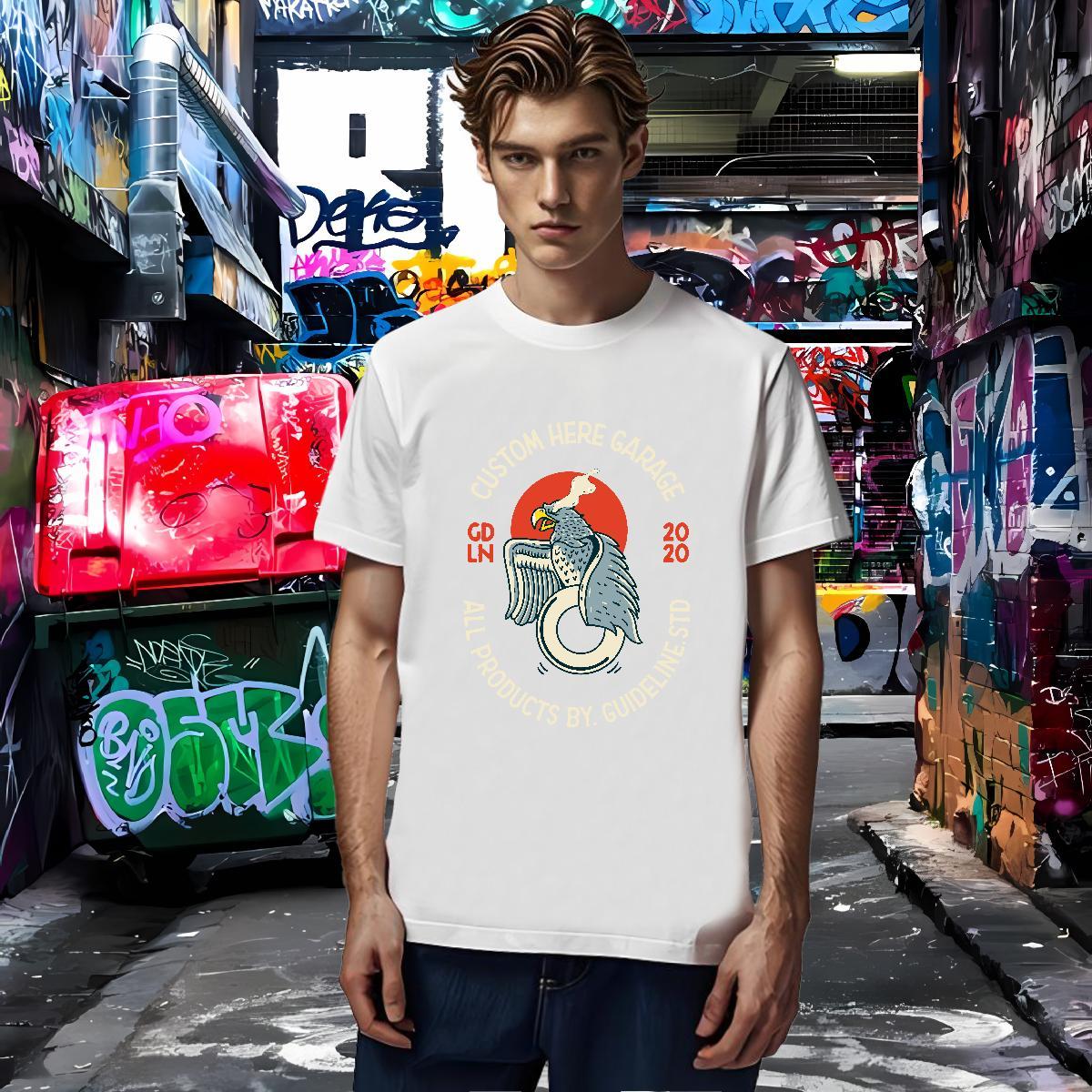 Unisex cool Man T Shirts Street wear Hip Hop Tshirts 230g Pure Cotton Fashion Casual Breathable Oversized Tees