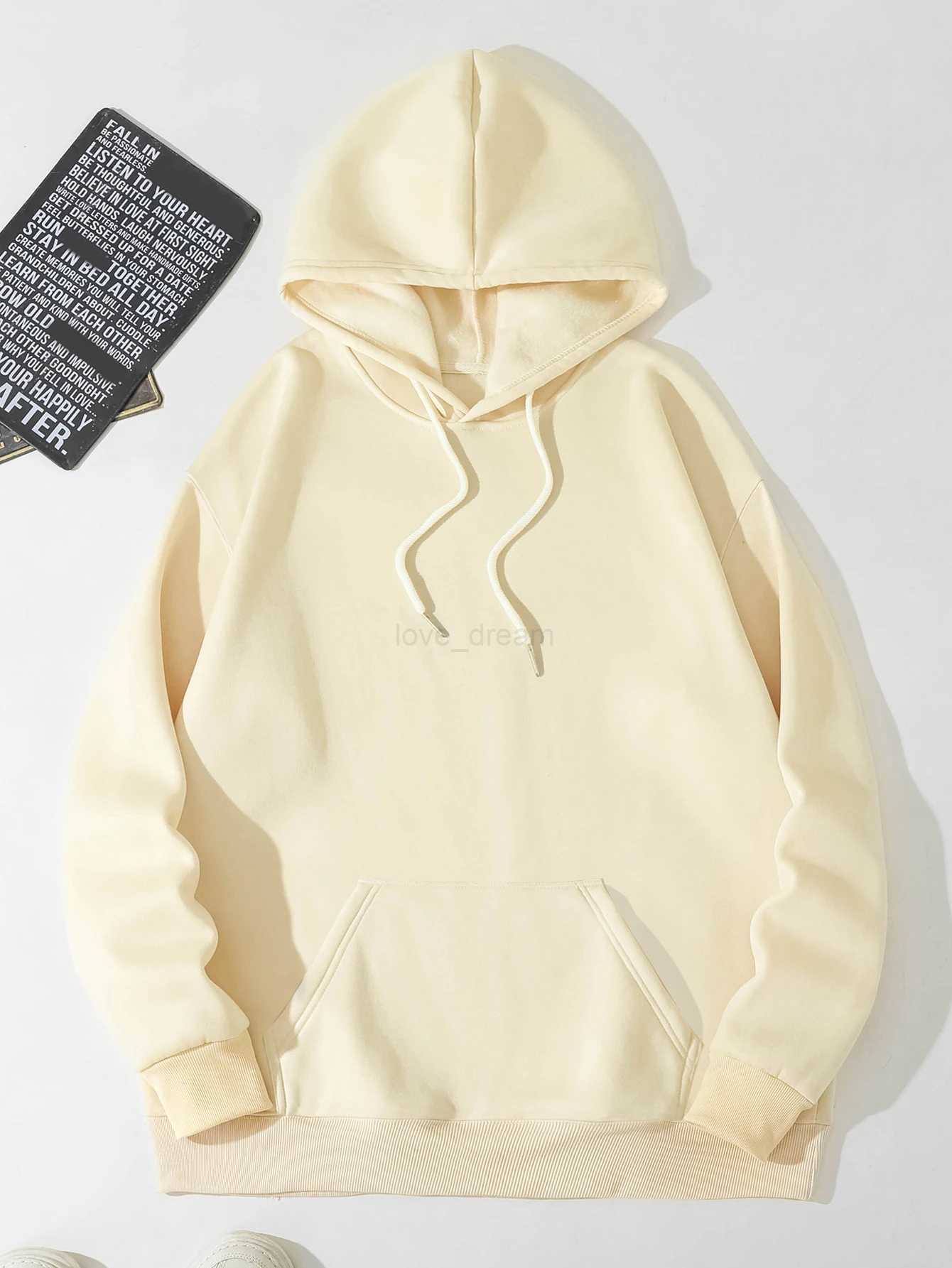 Classic Fashion Mens Hoodie Casual Hoodies Pullovers Sweatshirts Mens Top Solid Color Hoodies Sweatshirt MaleXJ240812