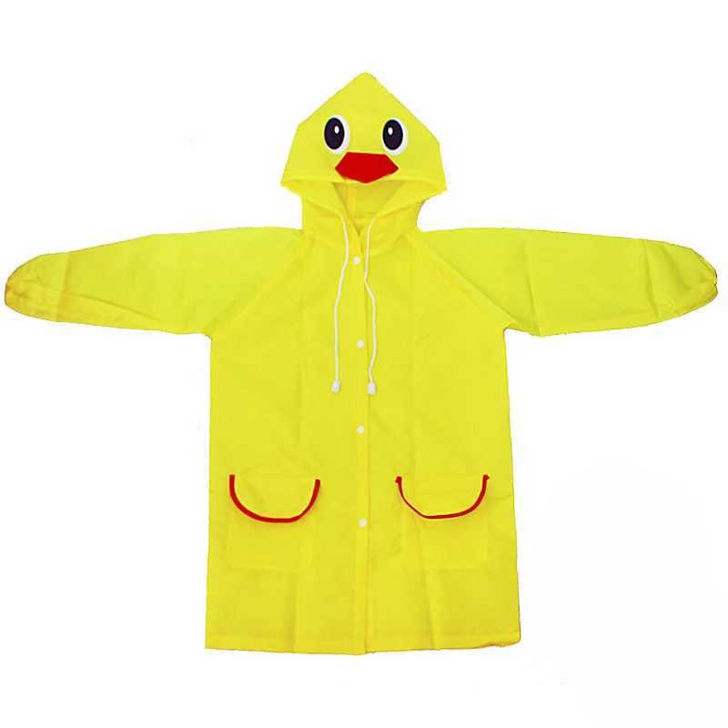 Raincoat Student Cartoon Animal Style Waterproof Kids Raincoat Baby Raincoat for Children Rain Coat Rainwear Rain Coat Kids Y240810