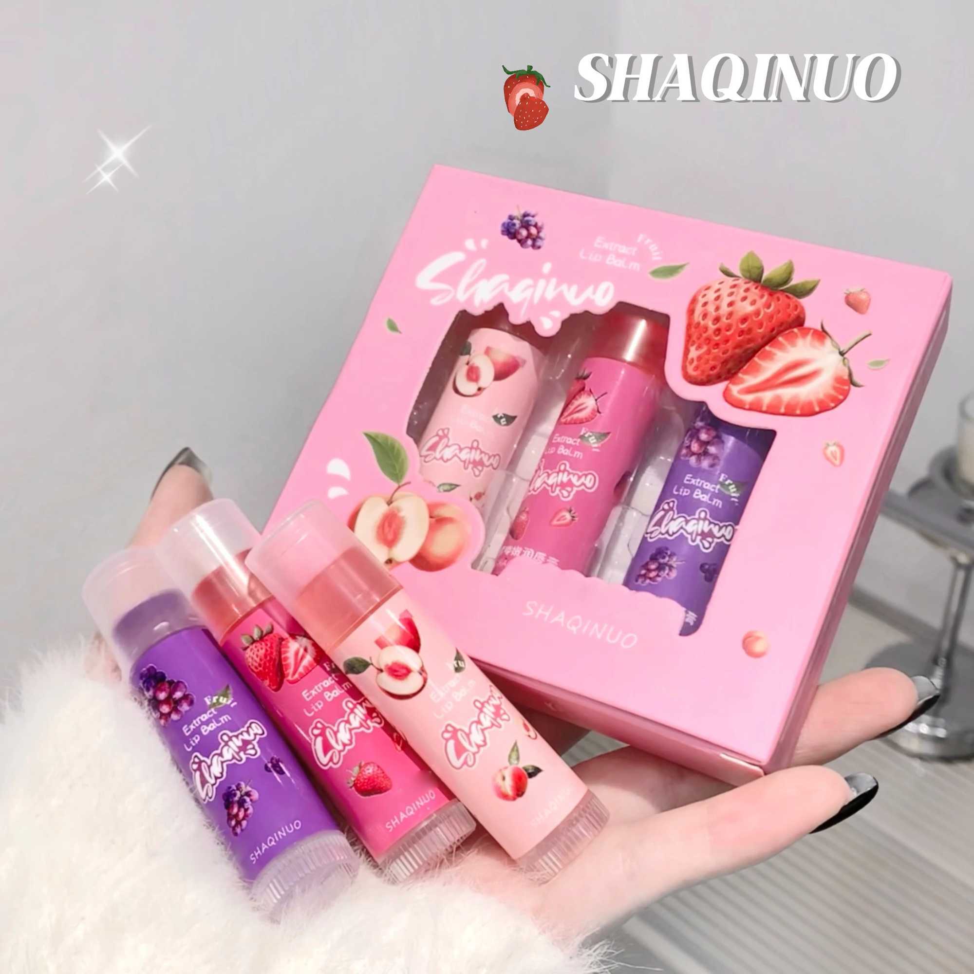 Fruit extract lipstick jelly lipstick gloss transparent and moisturizing nutritious grape lipstick daily lipstick beauty makeup W240810