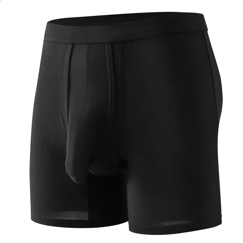 Mens Boxers Underwear Panties Man Breathable Pouch Long Leg Underpants Male Boxershorts M-2XL Size 240812