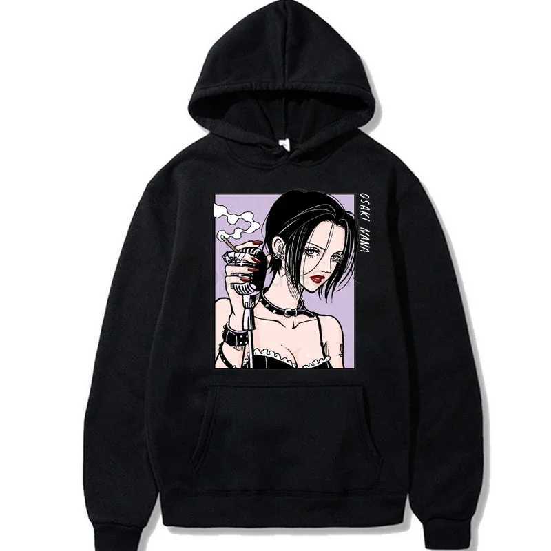 Japan Anime NANA Plus Size Hoodie Oosaki Nana Hooded Women Sweatshirts Harajuku Long Sleeve Female Pullover Casual Clothes TopsXJ240812