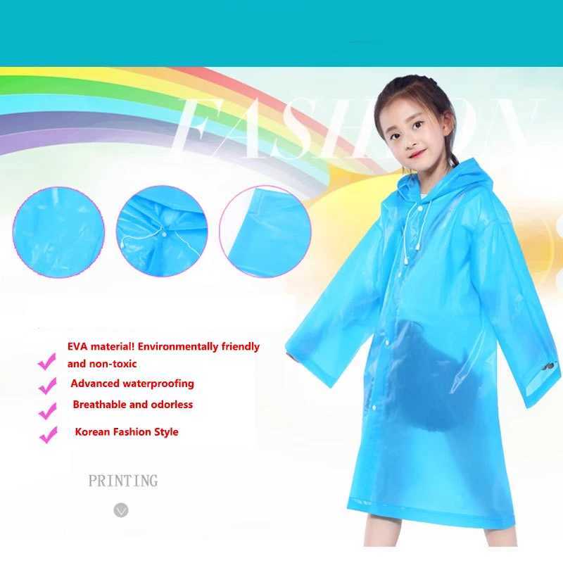 Adult Raincoat / Children Rain Poncho Travel Rain Gear Coat Outdoor Hiking Accessories Child Raincoat Kids Rainwear Waterproof Y240810