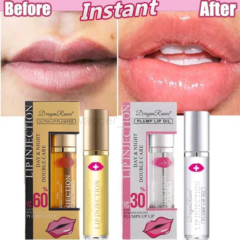 Instant Lip Enhancer Plumper Oil Extreme Volumising Lip Gloss Serum Nourish Long Lasting Moisturizing Lip Care CosmeticsXJ240812