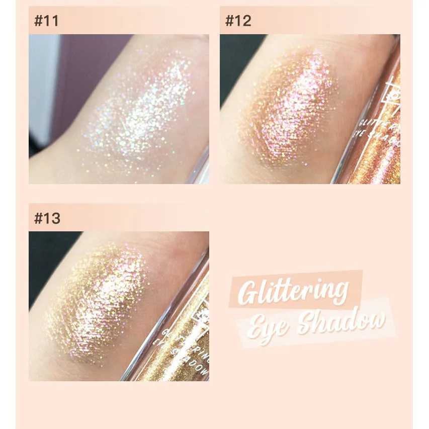 Judydoll Glittering Liquid Waterproof Charming Eyeshadow 8 colors-Rich Colour Beauty Cosmetic MakeUpCL240812