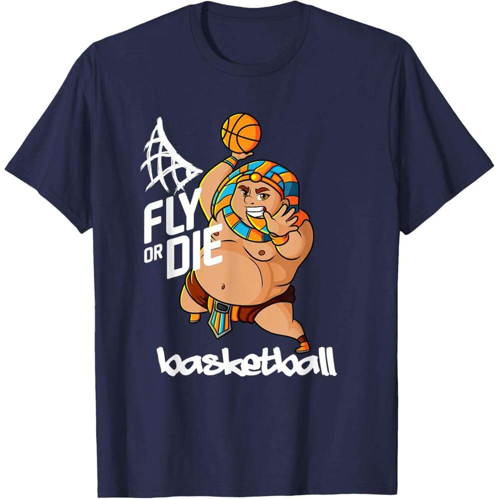 T shirt for Mens Fly or Die The Legend Basketball Slam Dunking Pharoah Outfit T-Shirt Shirts Tshirt Graphic Tee Casual Tops Clothes Short sleeve