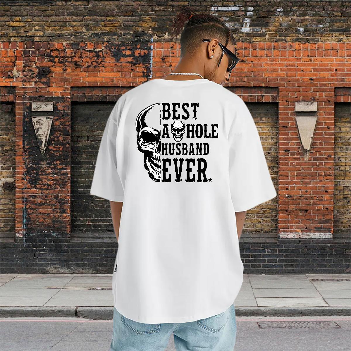 Wholesale T Shirt For Man skull Clothings 100% Cotton 230g High Street Hip Hop Designer Asian Size Short Sleeve Soft Men Tshirts