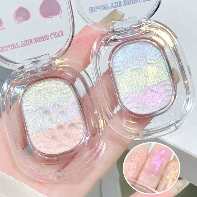 Chameleon Highlighter Eyeshadow Powder Diamond Shimmer Water Light Contour Face Body Brighten Illuminator Mini Makeup CosmeticCL240812