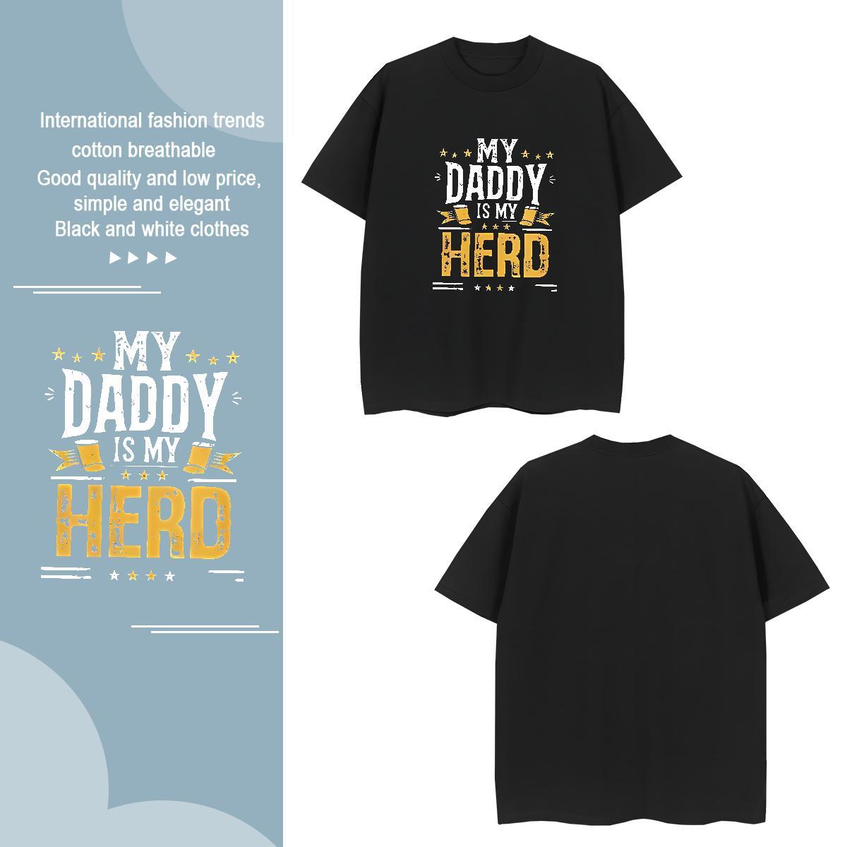 DIY 230g Cotton Mens T Shirts letter Hip Hop Street Couples T Shirts Wear Short Sleeve O-Neck Classic Oversized 4XL