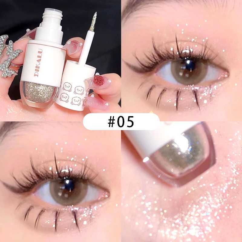 Highlight Liquid Eyeshadows Professional Cute Bear Shimmer Glitter Eye Shadow New Beauty Cheap Very Nude Eyeshadow Women MakeupCL240812