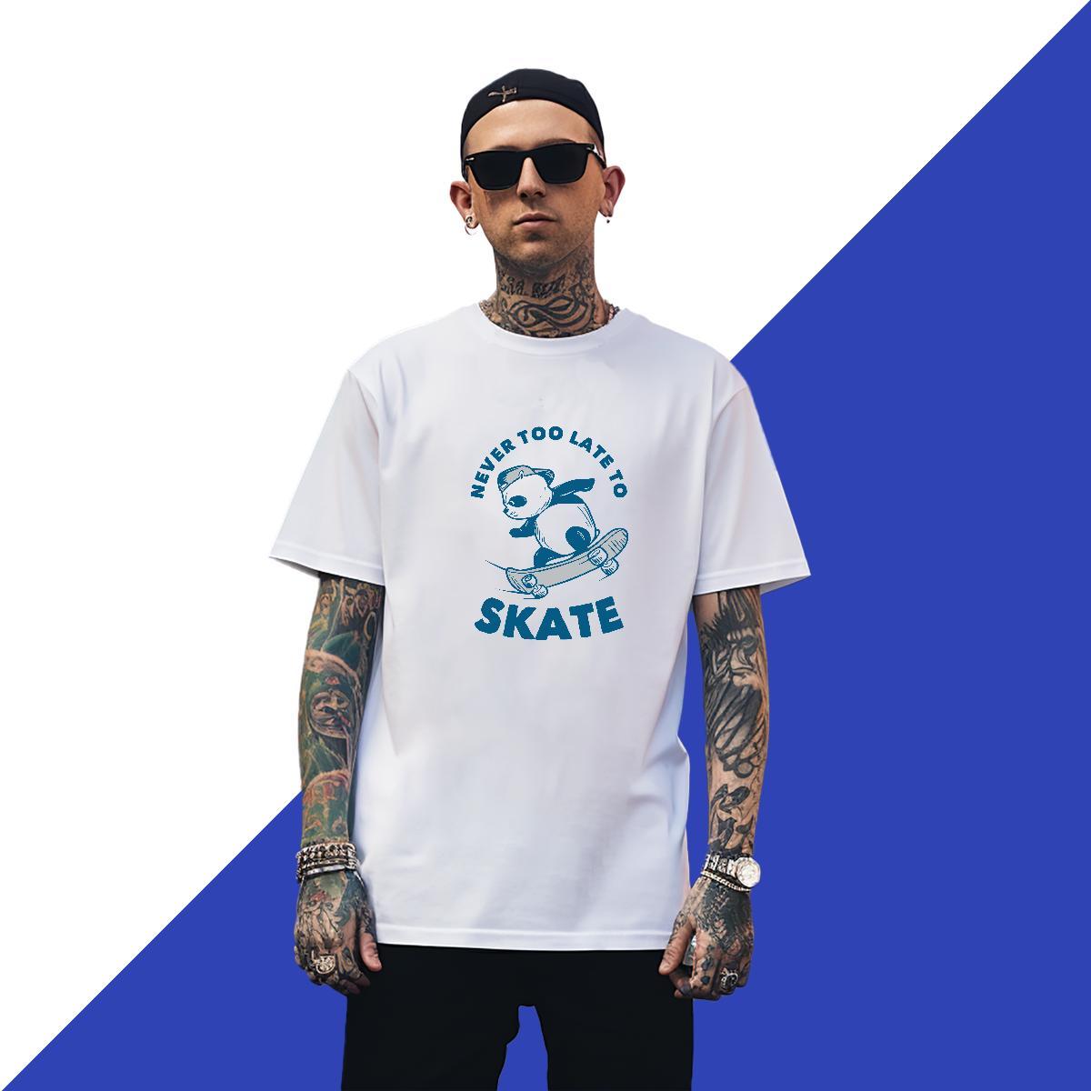 Soft Men Tees letter 100% Cotton 230g Hip Hop Street O Neck Short Sleeves T-Shirts DIY Printed Free Shipping Tops Tees