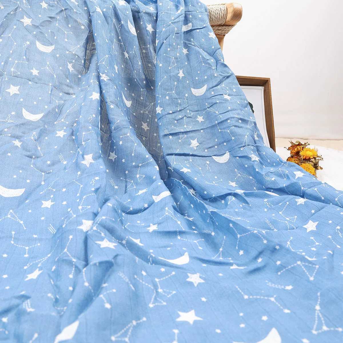 HappyFluent 120 * 110cm baby fine cotton blanket 100% pure cotton summer cute printed baby blanketW240810