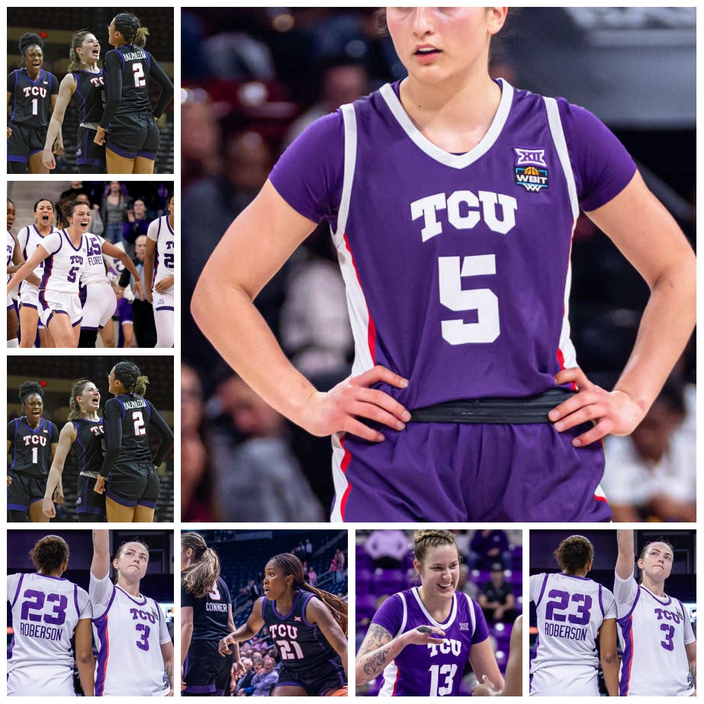 TCU Horned Frogs Basketball Jerseys S edonaP rinceH aileyV anL ithU naJ ovanovicM adisonC onnerA aliyahR obersonD onovynH unter2 0 24NC AAMa rchMa dnessCu stomJe rse