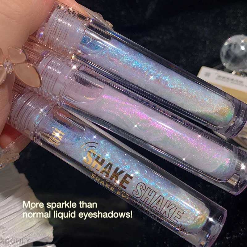 1pc Liquid Eyeshadow Super Glitter Long Lasting Blue Purple Liquid Eyeshadow Pearlescent Quick-drying Glitter Shimmer Eye MakeupCL240812
