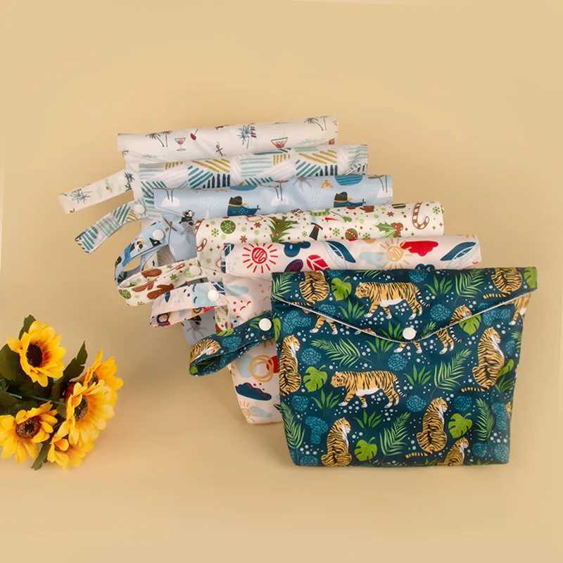 BIAI flip open storage bag waterproof baby clothing storage bag womens makeup storage bag washable baby diaper bag W240812