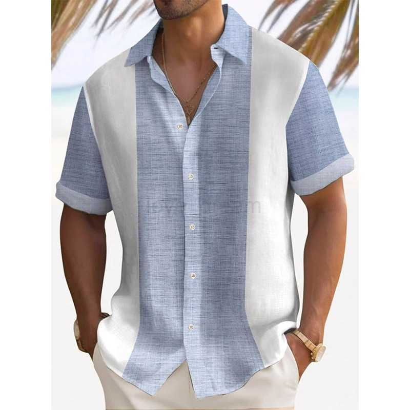 Flower Hawaiian Shirts Ethnic Style 3D Print Streetwear Men Women Fashion Short Sleeve Beach Shirt Male Tops Blouse Man ClothingXJ240812