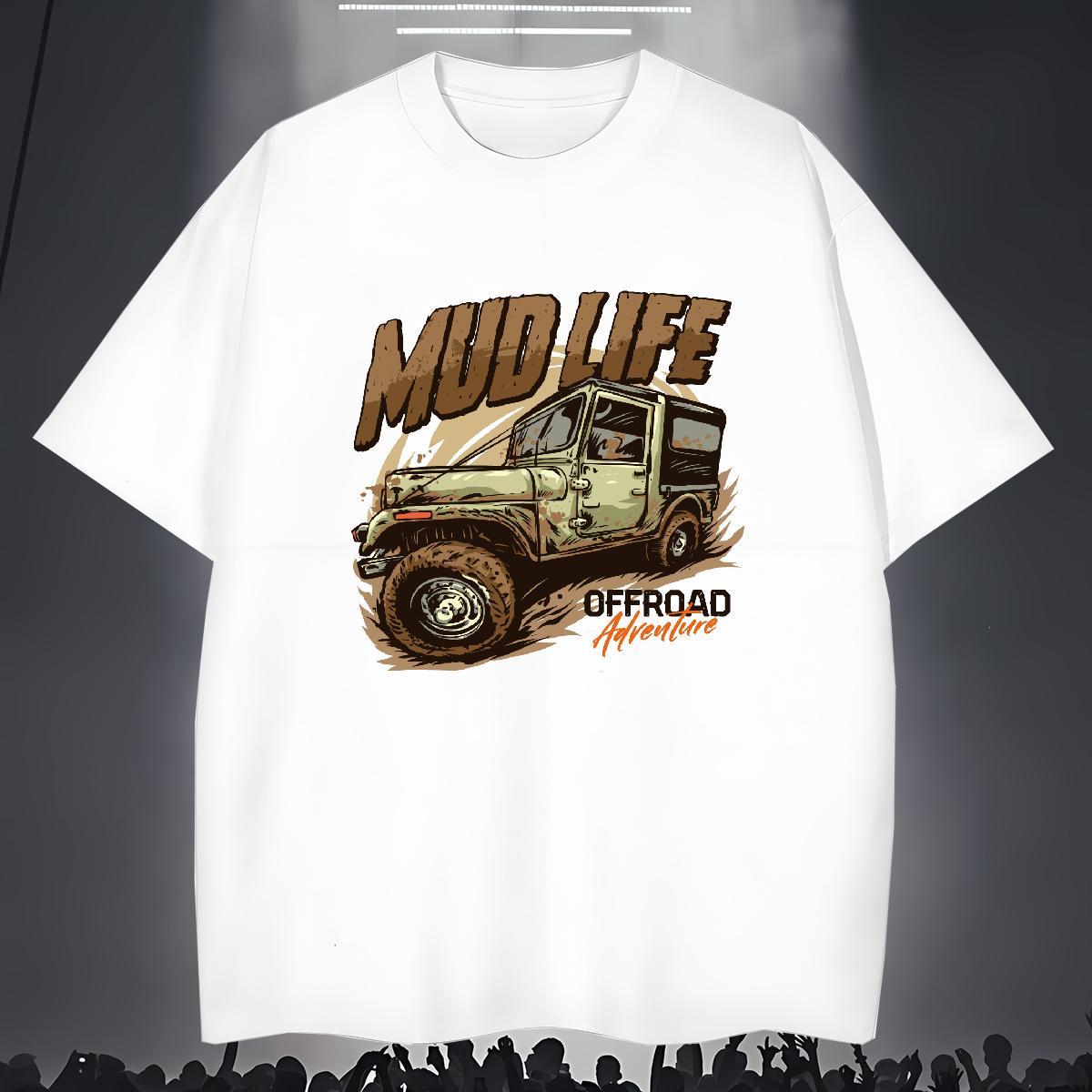 Soft Men Tees car 230g Cotton Daily Wear Breathable Crew Neck T Shirt For Man Skull 2024 Designer Top Tees