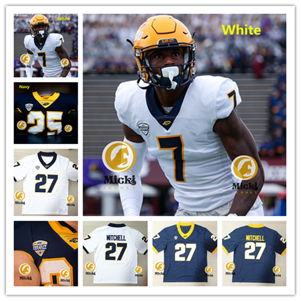 Cavon Butler Quinyon Mitchell Toledo Football Jersey Stitched Don Munnerlyn Damon Ollison II Willie Shaw III Jackson Cannon Dequan Finn Toledo Rockets Jerseys