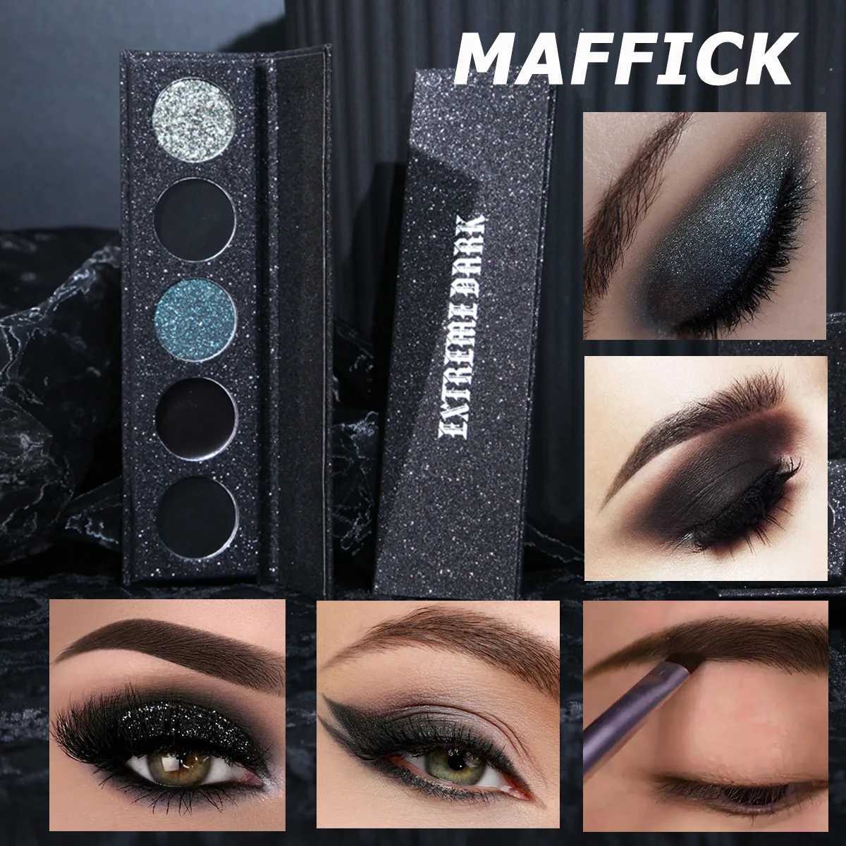 MAFFICK 5 Color eyeshadow palette is extremely dark waterproof sweat-proof long-lasting shiny and delicateCL240812