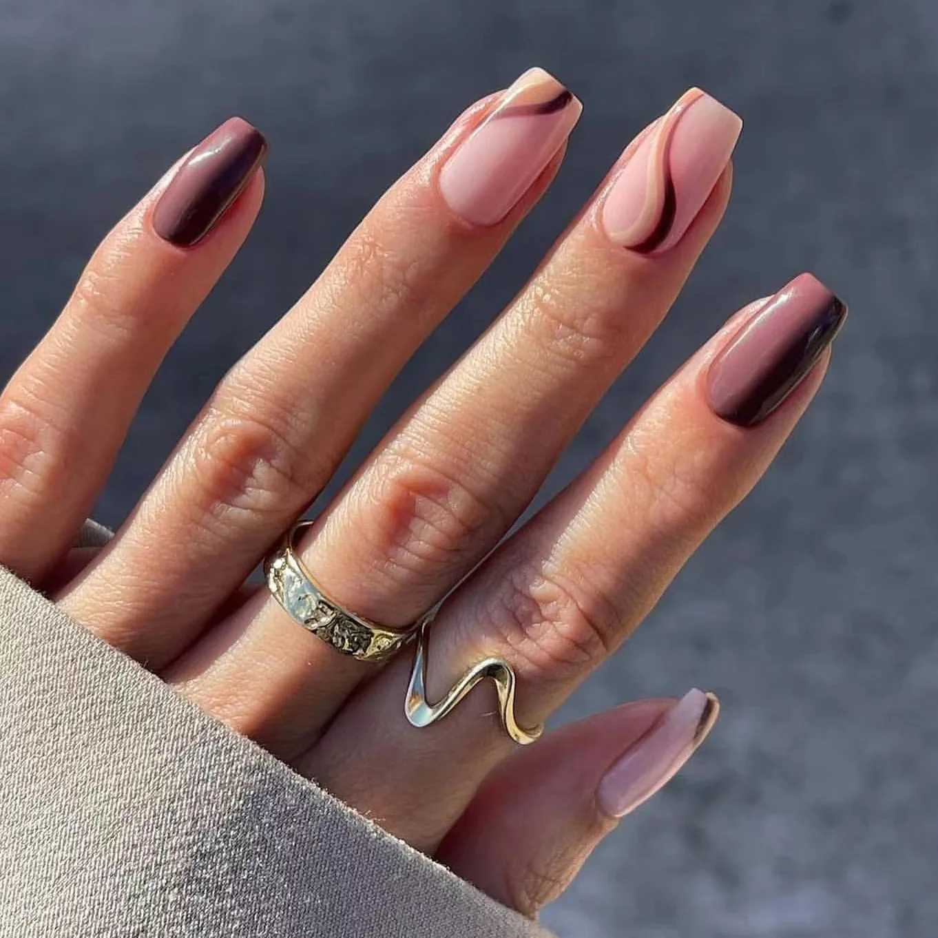 24 detachable French short square head fake nails wearable full set ballet dancer fake nails press nail manipulation tips W240810