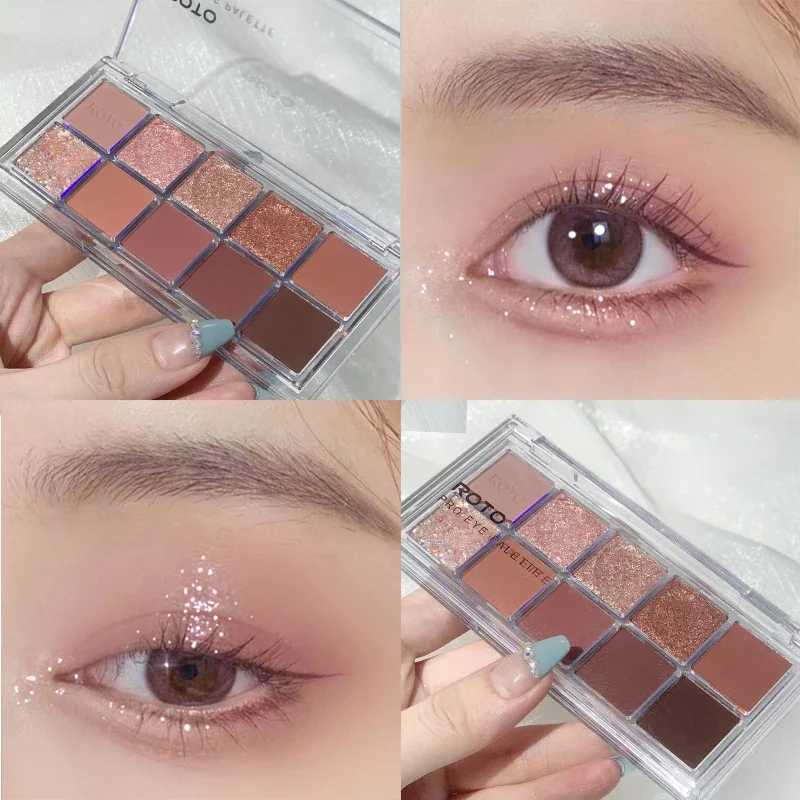 Acrylic Matte Blue Glitter Eyeshadow Palette Shimmer and Shine Eye Shadow Makeup Palette Nude Smokey Black Eye Pigments CosmeticW241212