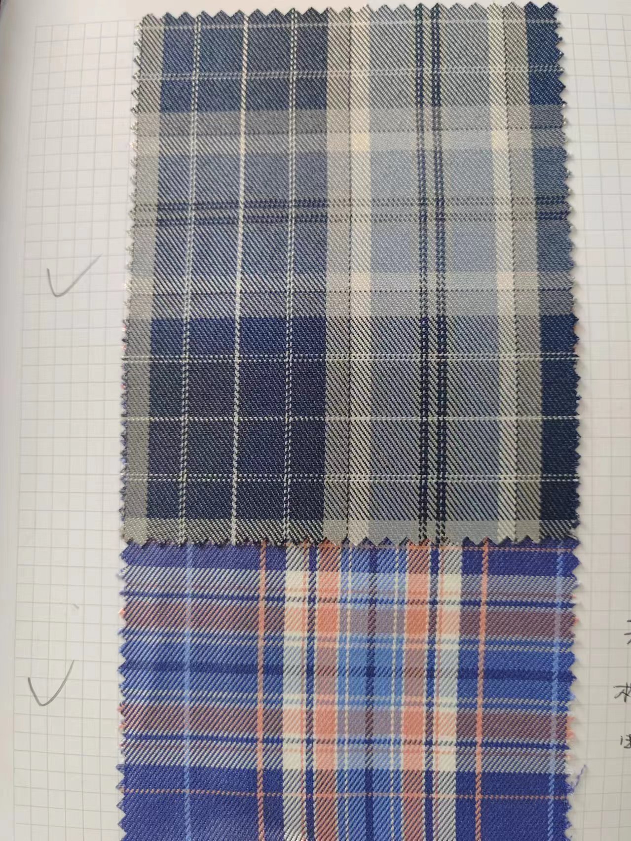 High quality and durable polyester check fabric is the ideal material for school uniforms