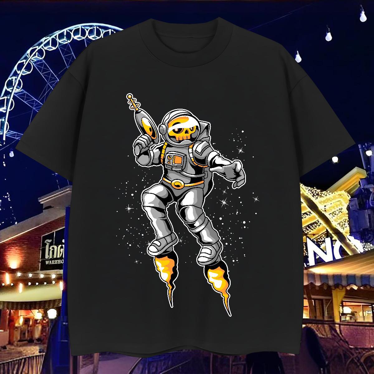Custom T-Shirts for Men 230g Cotton Men Clothes T-Shirt Casual Beach Breathable Custom Printing Unisex Tops Tees