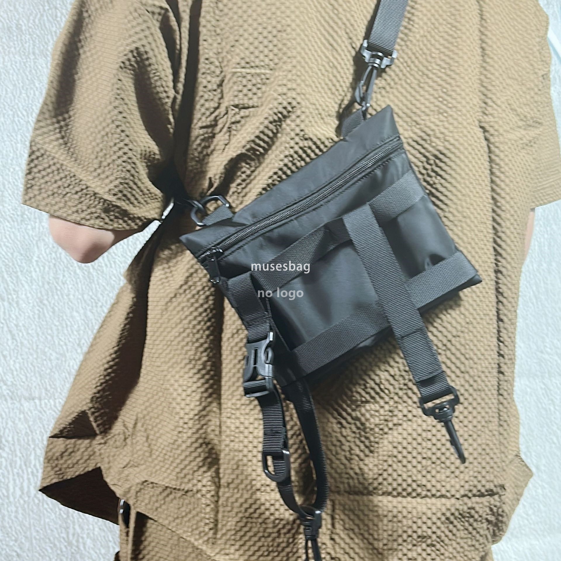 Cobra Belt Buckle Fanny pack Urban Functional Wind Module Accessories Crossbody bag small shoulder phone bag for men