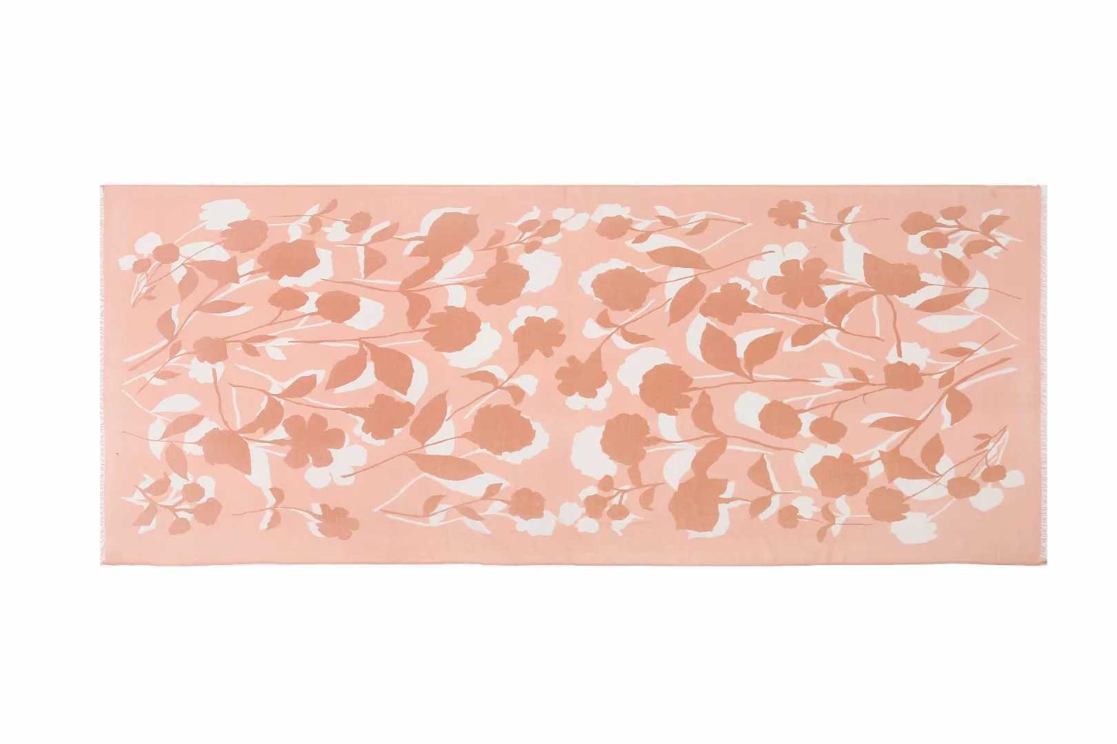 2021 Fashionable and Beautiful Printed Edge Scarf ShAWl Long Flower Wrapped Headscarf Free W240810