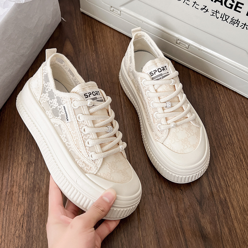Ddmysports Xiaoxiangfeng Fisherman S Women Little White New Summer Breathable Mesh Thick Sole Versatile Matcake Shoes Outdoor