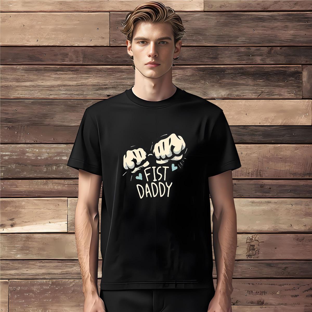 T Shirt For Man 230g Cotton hands Street Crew Neck DIY Printed Men Clothes T-Shirt Brand Popular Tshirts