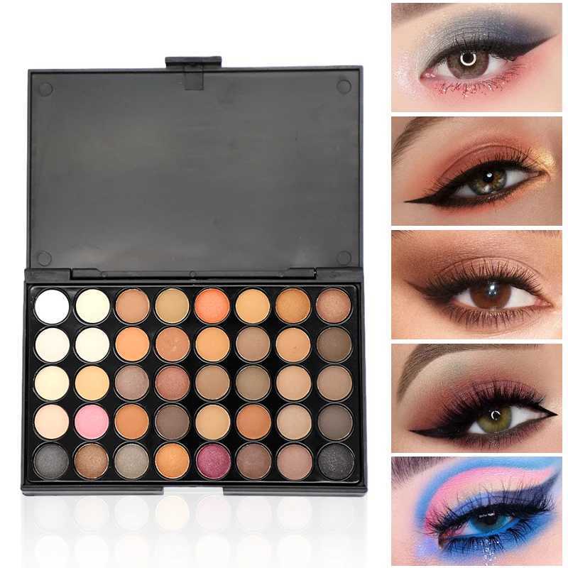 40 color matte eye shadow palette earth color shimmer earth eye shadow power set makeup tools makeupW241212