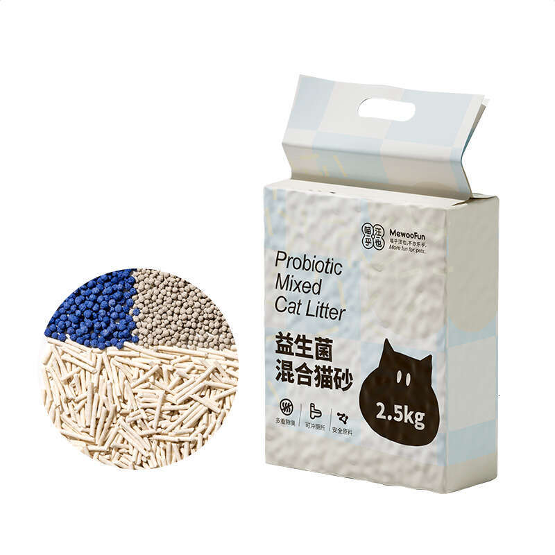 Wholesale Natural Eco-friendly High Quality Tofu Flushable Mixed Cat Litter