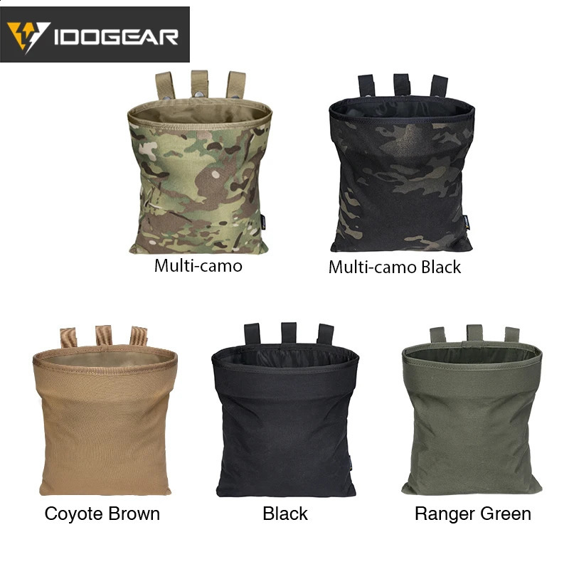 IDOGEAR MOLLE Magazine Self dumping Bag Tactics Mag Drop Recycling Storage 3550 240810
