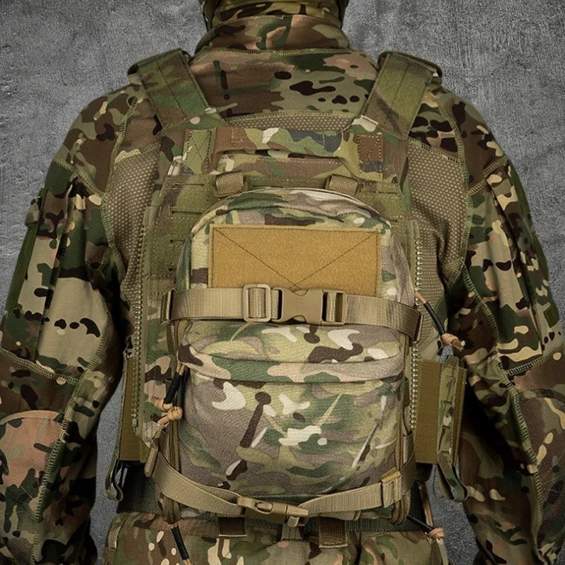 Outdoor tactical vest 1000D nylon bag lightweight waterproof backpack MOLLE accessory camping hunting sports 240810