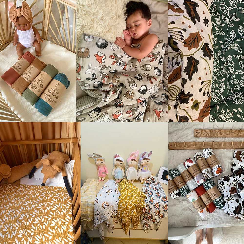 Kangobaby #My Soft Life# 100% pure cotton fashionable newborn plain weave baby bag baby blanket bath towelW240810