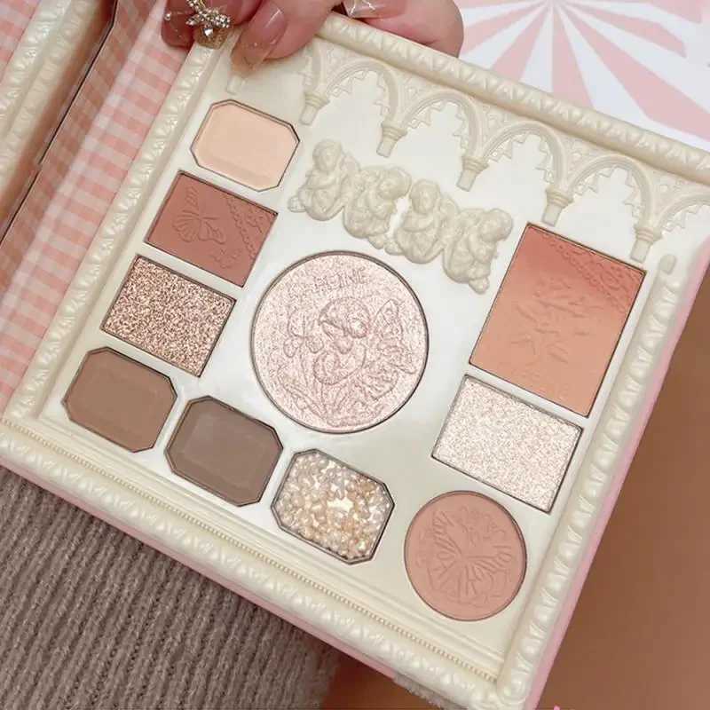 Matte eye shadow Palette Shiny Waterproof Lace Shiny Nude Lasting eye shadow Charming eye shadow Makeup GiftW241212