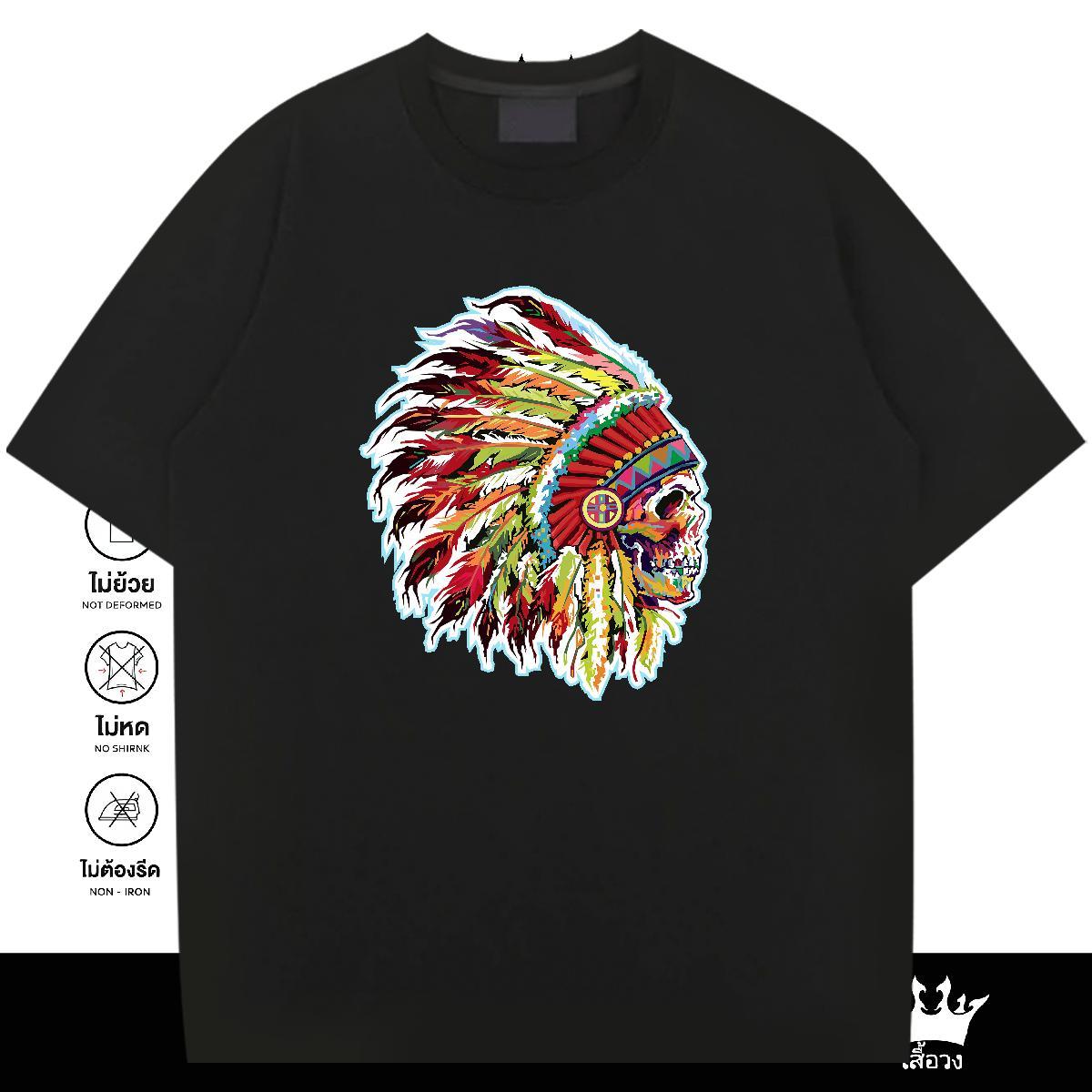 Designer T-Shirts for Men skull Clothes 230g Pure Cotton Casual Daily Wear Comfortable Plus Size Cartoon Breathable Short Sleeve Tshirts