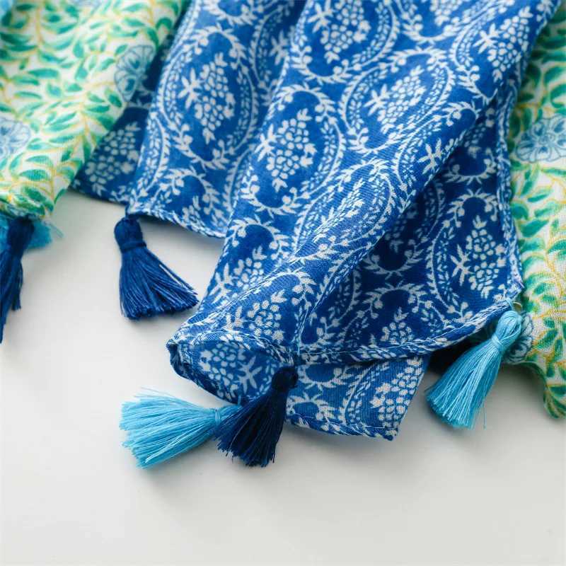 Luxury brand scarf Bohemian cotton shawl womens bag large Pashmina headscarf headband scarf Islamic headscarf Bouvanda Foulard Stoles W240810