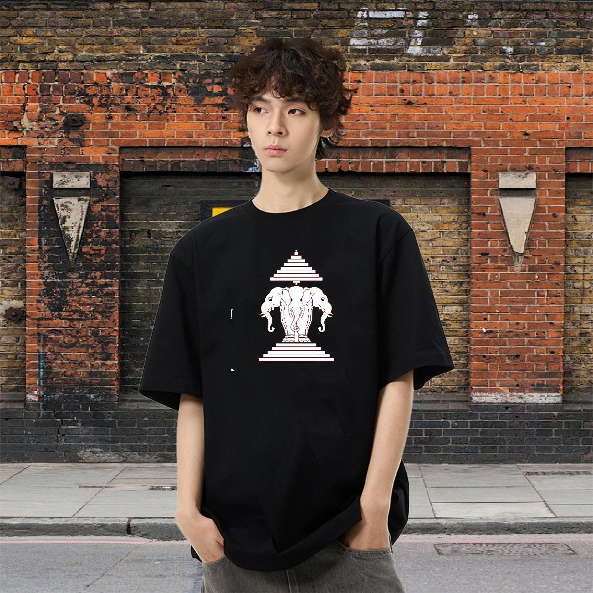 Custom Men T Shirts religion Top Tees 100% Cotton 230g Daily Wear Wholesale Custom Printed Pure Cotton Mens Tshirts