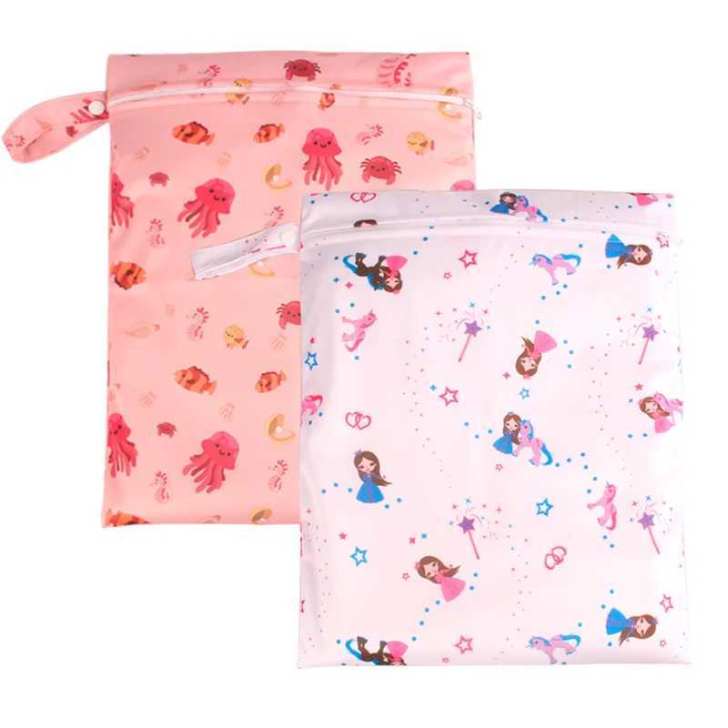 Baby reusable diaper bag waterproof hanging bag used for storing baby clothing diapers beach sports makeup yoga W240812